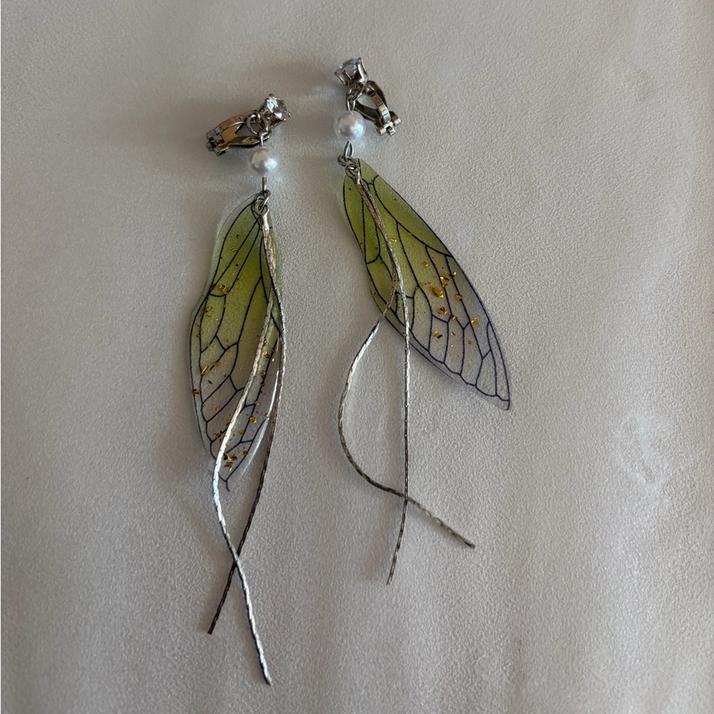 butterfly wing earrings